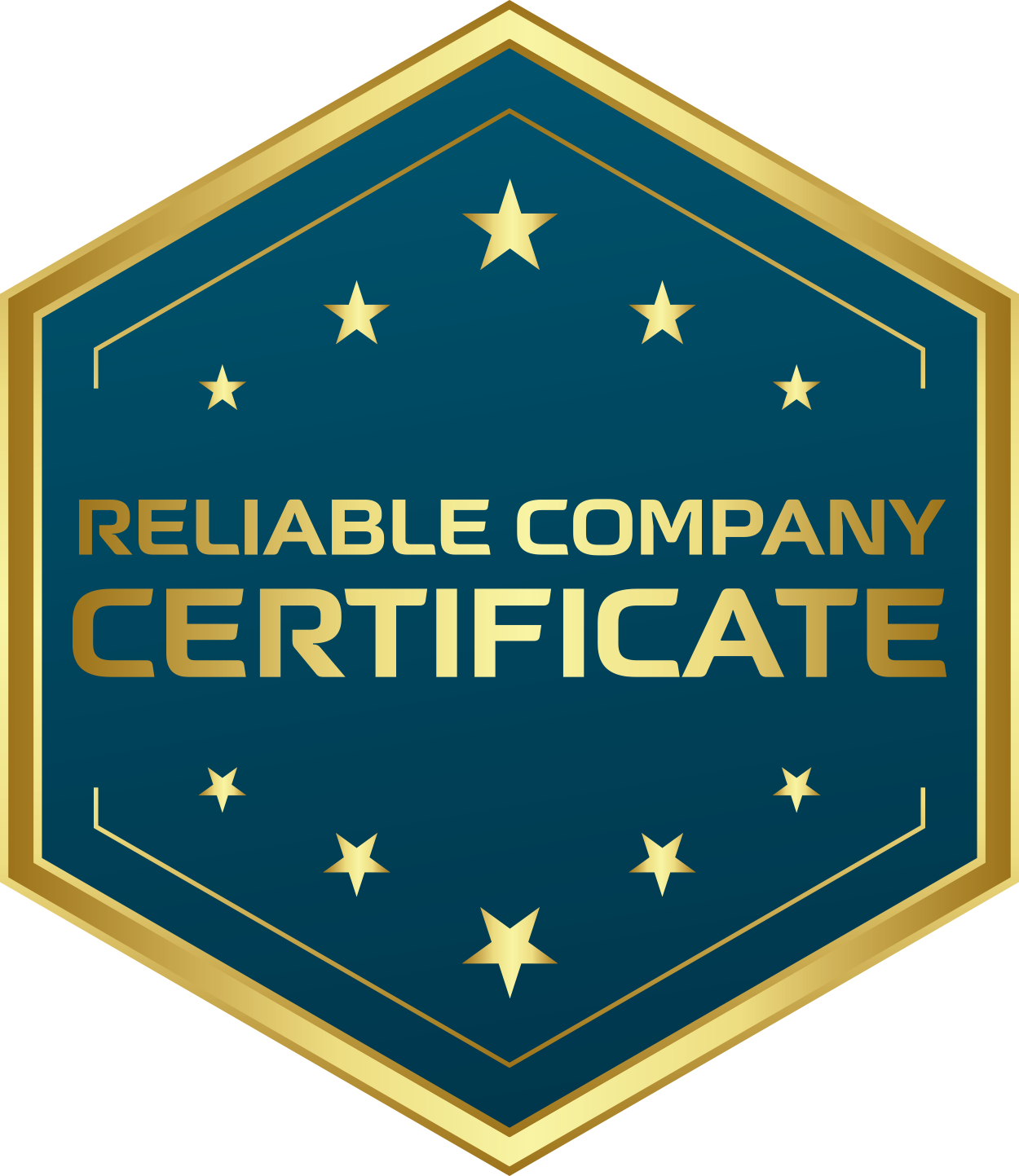 RELIABLE COMPANY CERTIFICATE